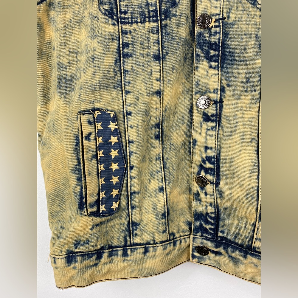 Diamond Stash size Large/38 Men’s Sahara American Flag Jacket Vest & Jeans - Picture 4 of 16